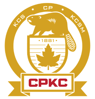 The classic gold Canadian Pacific beaver logo with red CPKC below.